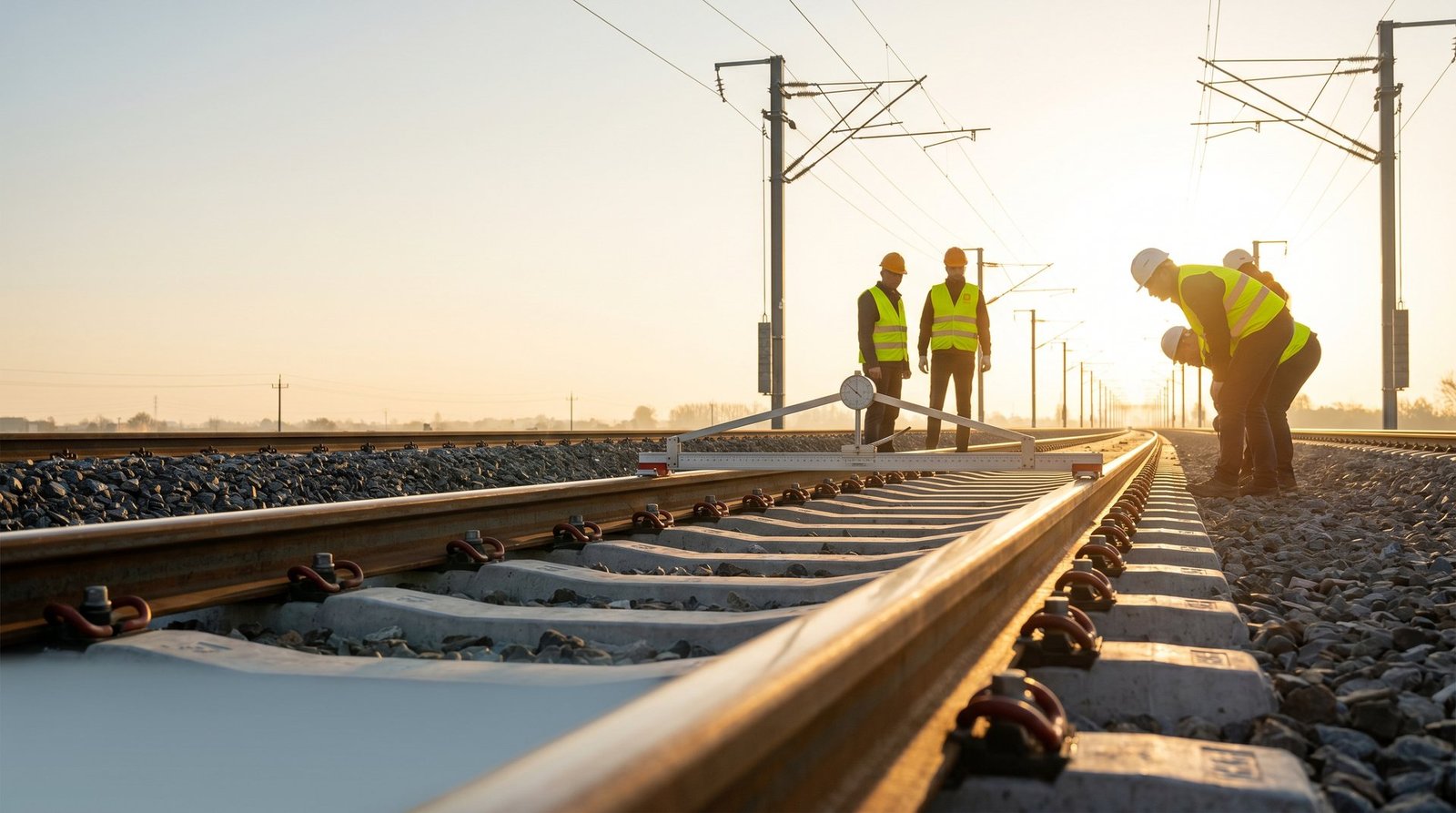 Specialist construction supervision on the railway: trade-specific oversight on the track