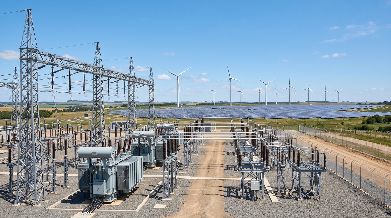 Grid integration of renewable energy: connecting wind and PV