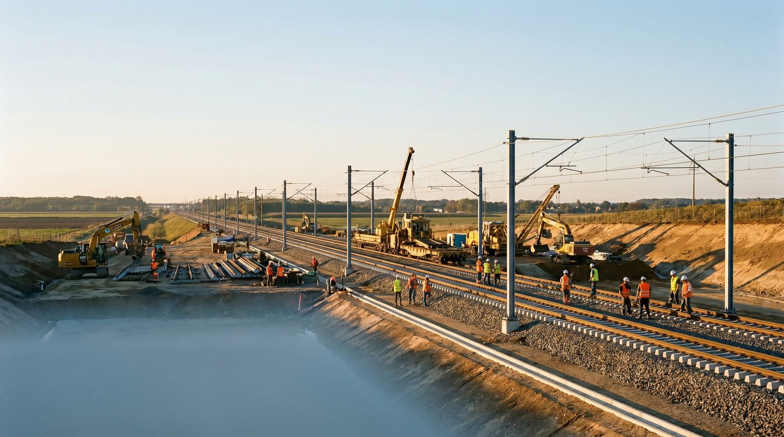 Overall site management on the railway: tasks and distinction from local construction supervision